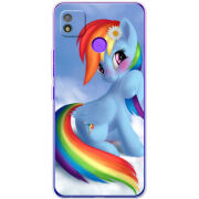 Чехол BoxFace Tecno POP 4 My Little Pony Rainbow Dash