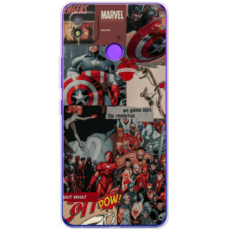 Чехол BoxFace Tecno POP 4 Marvel Avengers