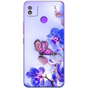 Чехол BoxFace Tecno POP 4 Orchids and Butterflies