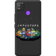 Черный чехол BoxFace Tecno POP 4 Among Us Impostors