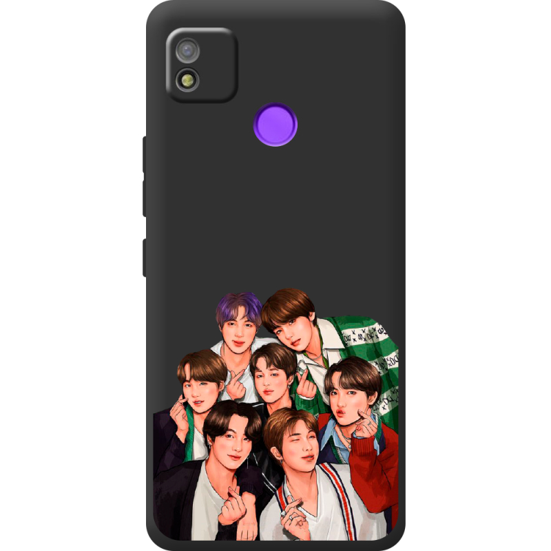 Черный чехол BoxFace Tecno POP 4 BTS