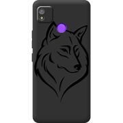 Черный чехол BoxFace Tecno POP 4 Wolf