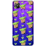 Прозрачный чехол BoxFace Tecno POP 4 Pattern Baby Yoda