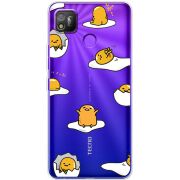 Прозрачный чехол BoxFace Tecno POP 4 Gudetama