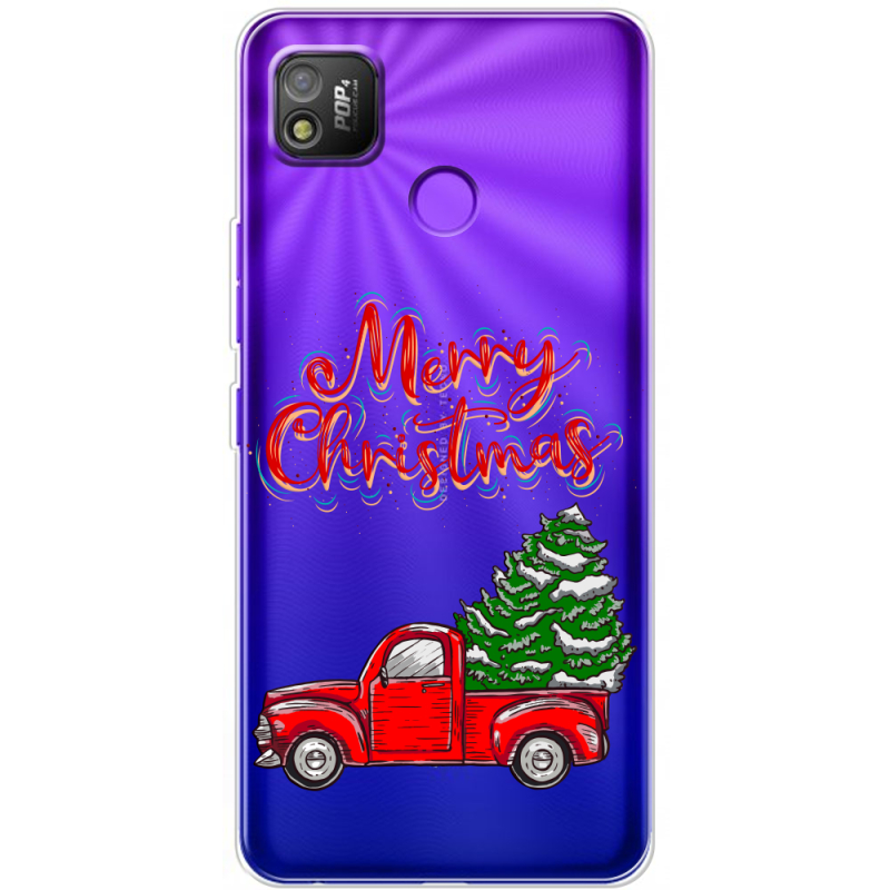 Прозрачный чехол BoxFace Tecno POP 4 Holiday Car