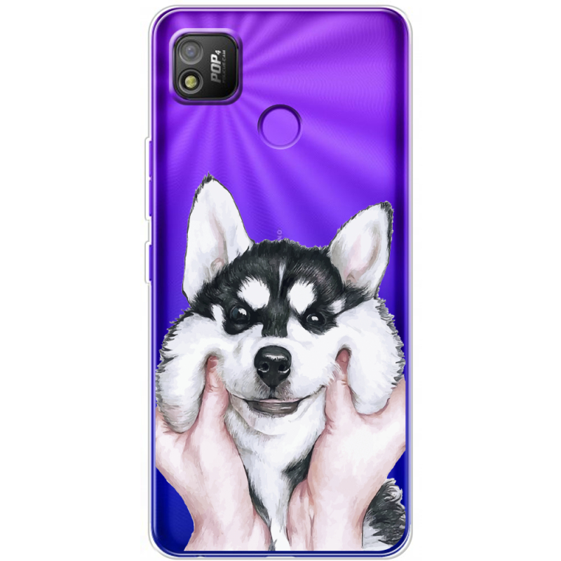 Прозрачный чехол BoxFace Tecno POP 4 Husky