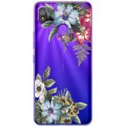 Прозрачный чехол BoxFace Tecno POP 4 Floral