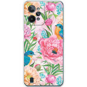 Чехол BoxFace Realme C31 Birds in Flowers