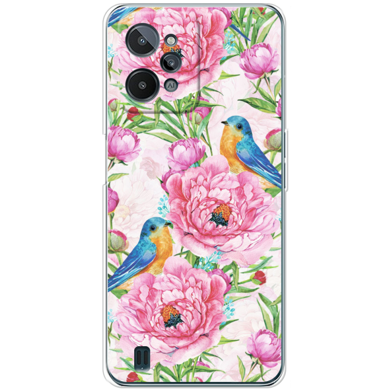 Чехол BoxFace Realme C31 Birds and Flowers