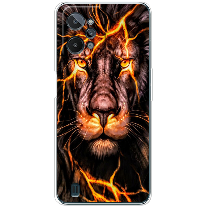 Чехол BoxFace Realme C31 Fire Lion