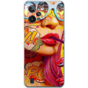 Чехол BoxFace Realme C31 Yellow Girl Pop Art