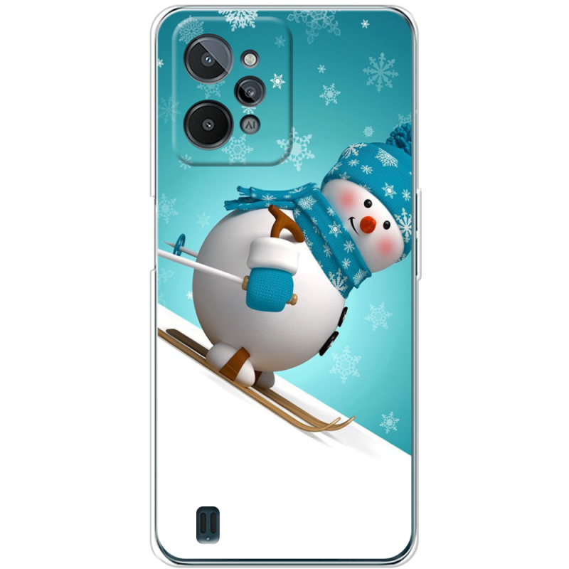 Чехол BoxFace Realme C31 Skier Snowman