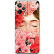 Чехол BoxFace Realme C31 Girl in Flowers