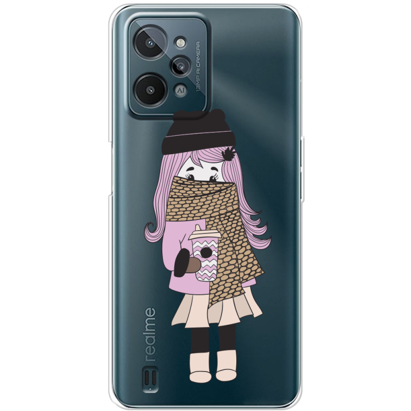 Прозрачный чехол BoxFace Realme C31 Winter Morning Girl