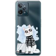 Прозрачный чехол BoxFace Realme C31 Cat Style