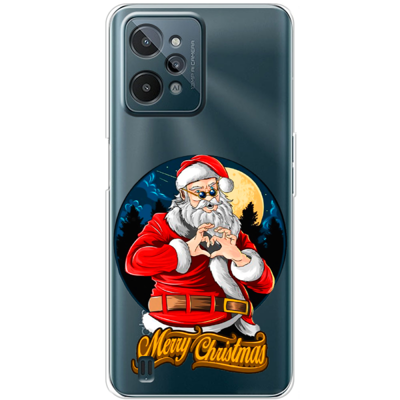 Прозрачный чехол BoxFace Realme C31 Cool Santa