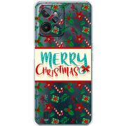 Прозрачный чехол BoxFace Realme C31 Vintage Christmas Pattern