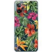 Прозрачный чехол BoxFace Realme C31 Tropical Flowers