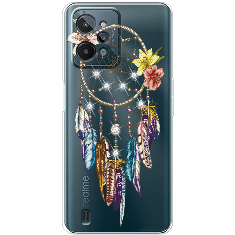 Чехол со стразами Realme C31 Dreamcatcher