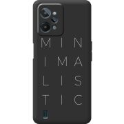 Черный чехол BoxFace Realme C31 Minimalistic