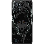 Черный чехол BoxFace Realme C31 Wolf