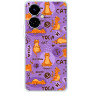 Чехол BoxFace Tecno Camon 19 / 19 Pro Yoga Cat