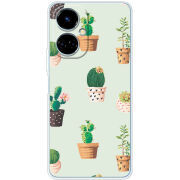 Чехол BoxFace Tecno Camon 19 / 19 Pro L-green Cacti