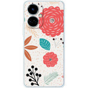 Чехол BoxFace Tecno Camon 19 / 19 Pro Line Flowers