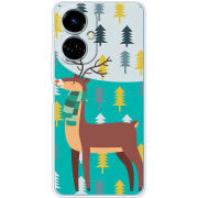 Чехол BoxFace Tecno Camon 19 / 19 Pro Foresty Deer