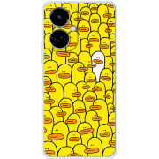 Чехол BoxFace Tecno Camon 19 / 19 Pro Yellow Ducklings