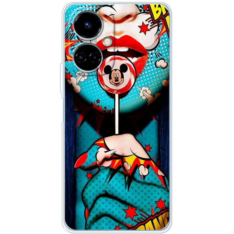 Чехол BoxFace Tecno Camon 19 / 19 Pro Girl Pop Art