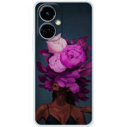 Чехол BoxFace Tecno Camon 19 / 19 Pro Exquisite Purple Flowers