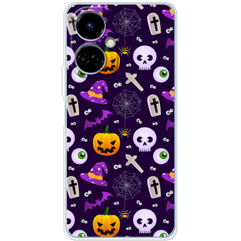 Чехол BoxFace Tecno Camon 19 / 19 Pro Halloween Purple Mood