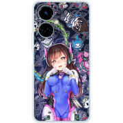 Чехол BoxFace Tecno Camon 19 / 19 Pro Overwatch D.VA