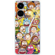 Чехол BoxFace Tecno Camon 19 / 19 Pro Rick and Morty