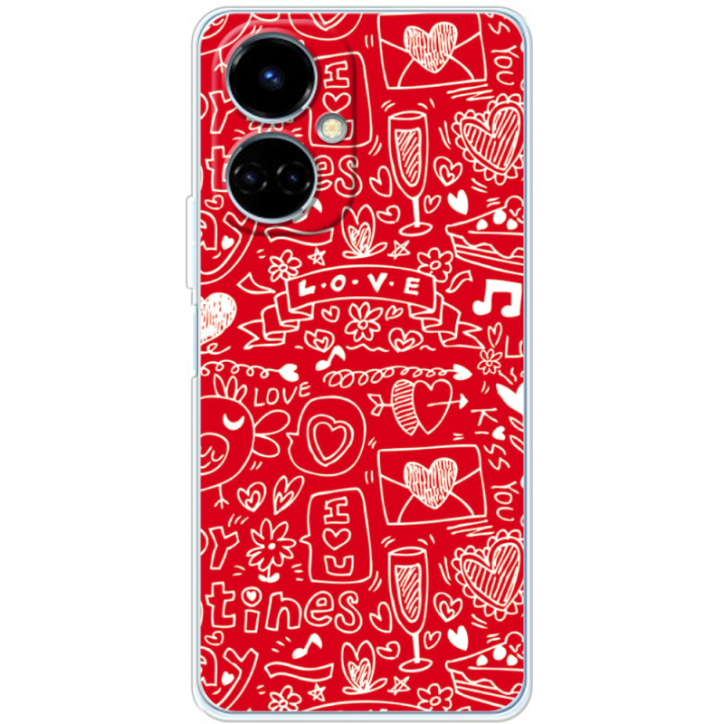 Чехол BoxFace Tecno Camon 19 / 19 Pro Happy Valentines