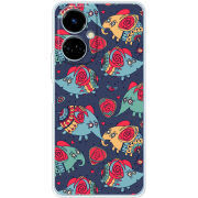 Чехол BoxFace Tecno Camon 19 / 19 Pro Flying Elephants