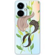 Прозрачный чехол BoxFace Tecno Camon 19 / 19 Pro Cute Mermaid