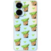 Прозрачный чехол BoxFace Tecno Camon 19 / 19 Pro Pattern Baby Yoda