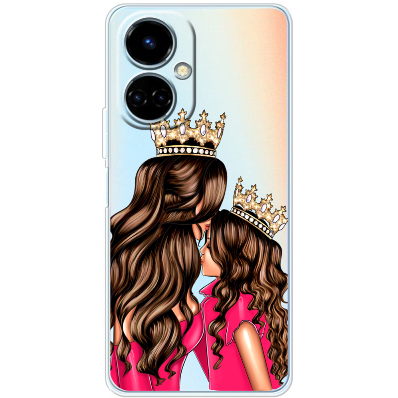 Прозрачный чехол BoxFace Tecno Camon 19 / 19 Pro Queen and Princess