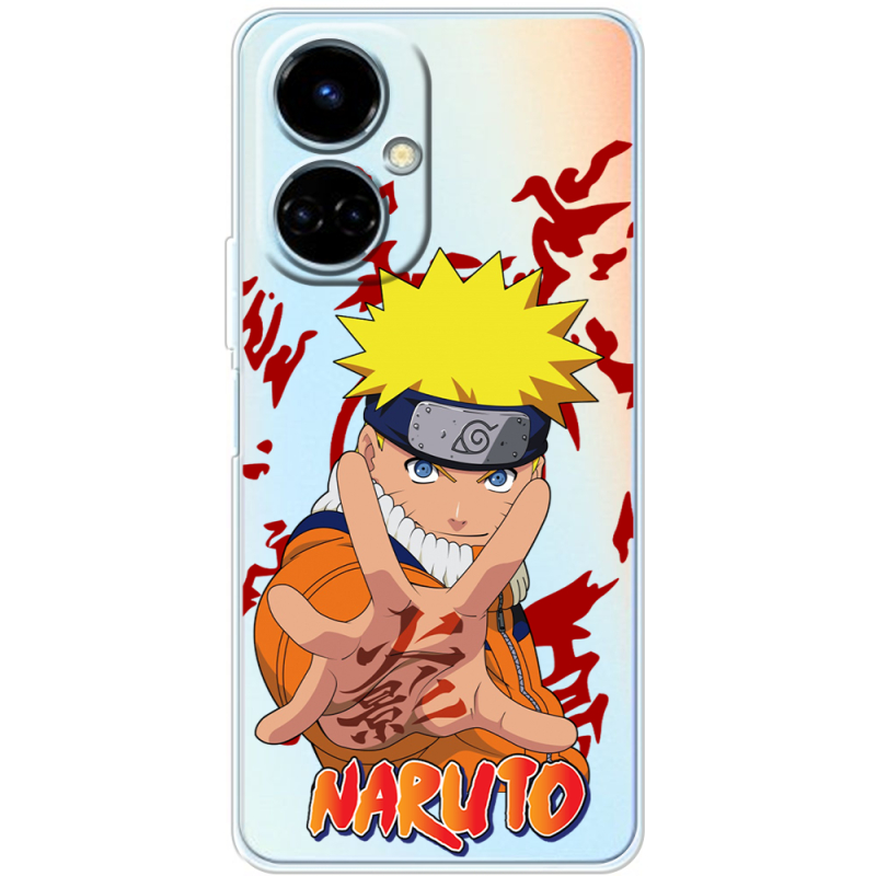 Прозрачный чехол BoxFace Tecno Camon 19 / 19 Pro Naruto