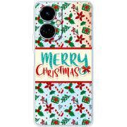 Прозрачный чехол BoxFace Tecno Camon 19 / 19 Pro Vintage Christmas Pattern