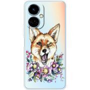 Прозрачный чехол BoxFace Tecno Camon 19 / 19 Pro Winking Fox