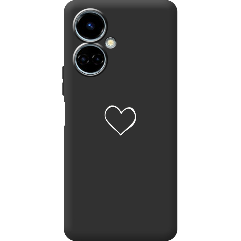 Черный чехол BoxFace Tecno Camon 19 / 19 Pro My Heart