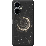 Черный чехол BoxFace Tecno Camon 19 / 19 Pro Moon