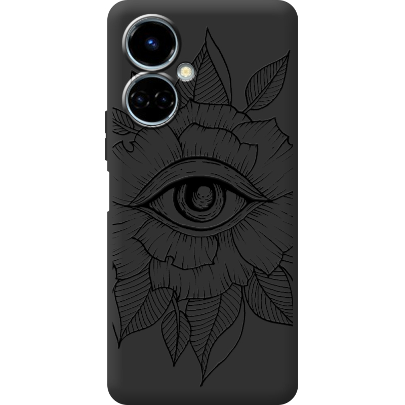 Черный чехол BoxFace Tecno Camon 19 / 19 Pro Eye