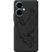 Черный чехол BoxFace Tecno Camon 19 / 19 Pro Dove