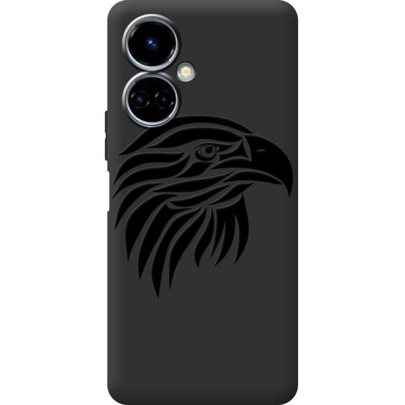 Черный чехол BoxFace Tecno Camon 19 / 19 Pro Eagle