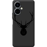 Черный чехол BoxFace Tecno Camon 19 / 19 Pro Deer