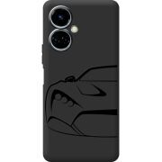 Черный чехол BoxFace Tecno Camon 19 / 19 Pro Sportcar